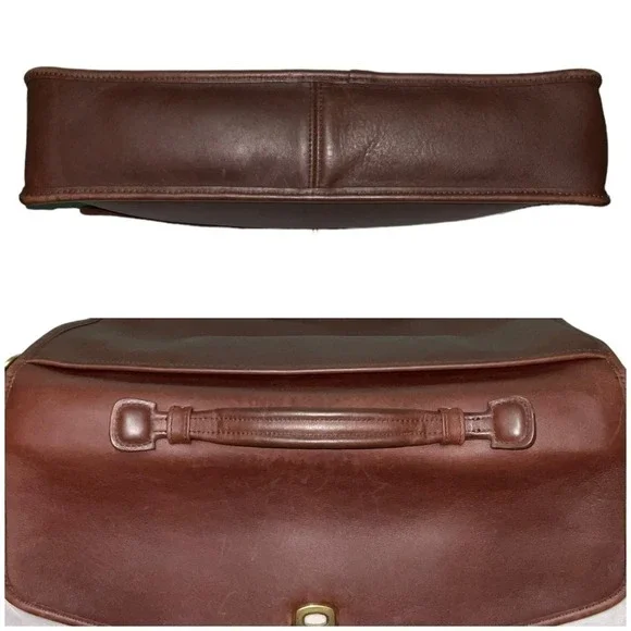 Vintage Coach Lexington Briefcase 5265 Glove-tanned Leather Messenger Laptop Bag - Picture 5 of 16